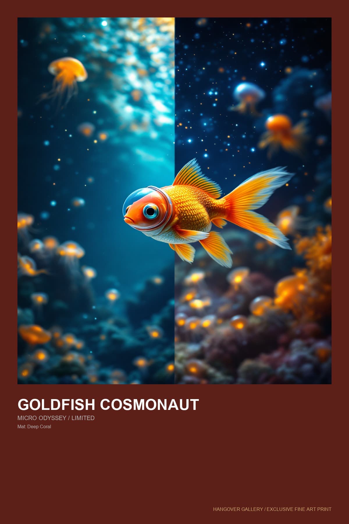 Goldfish Cosmonaut poster