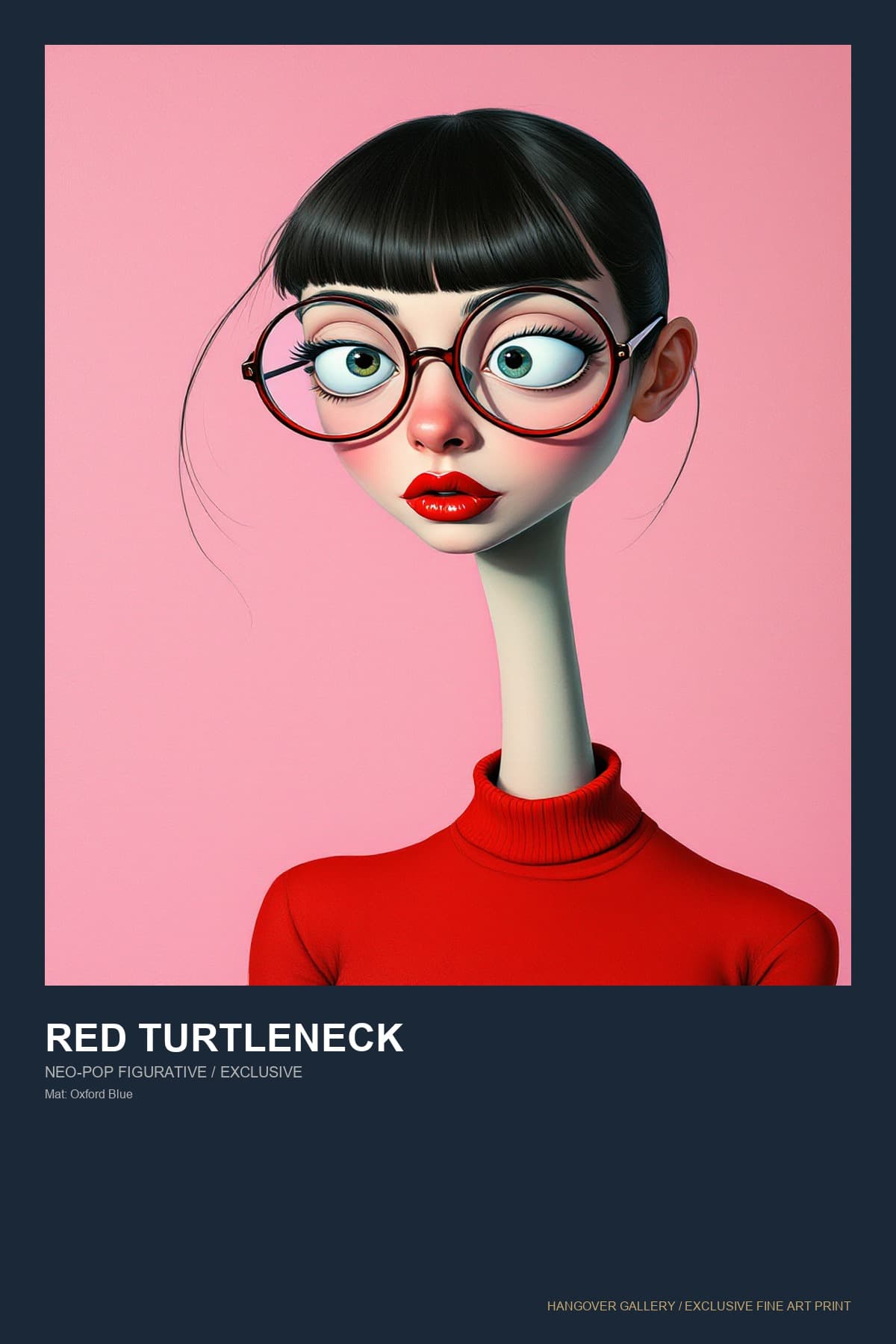 Red Turtleneck poster