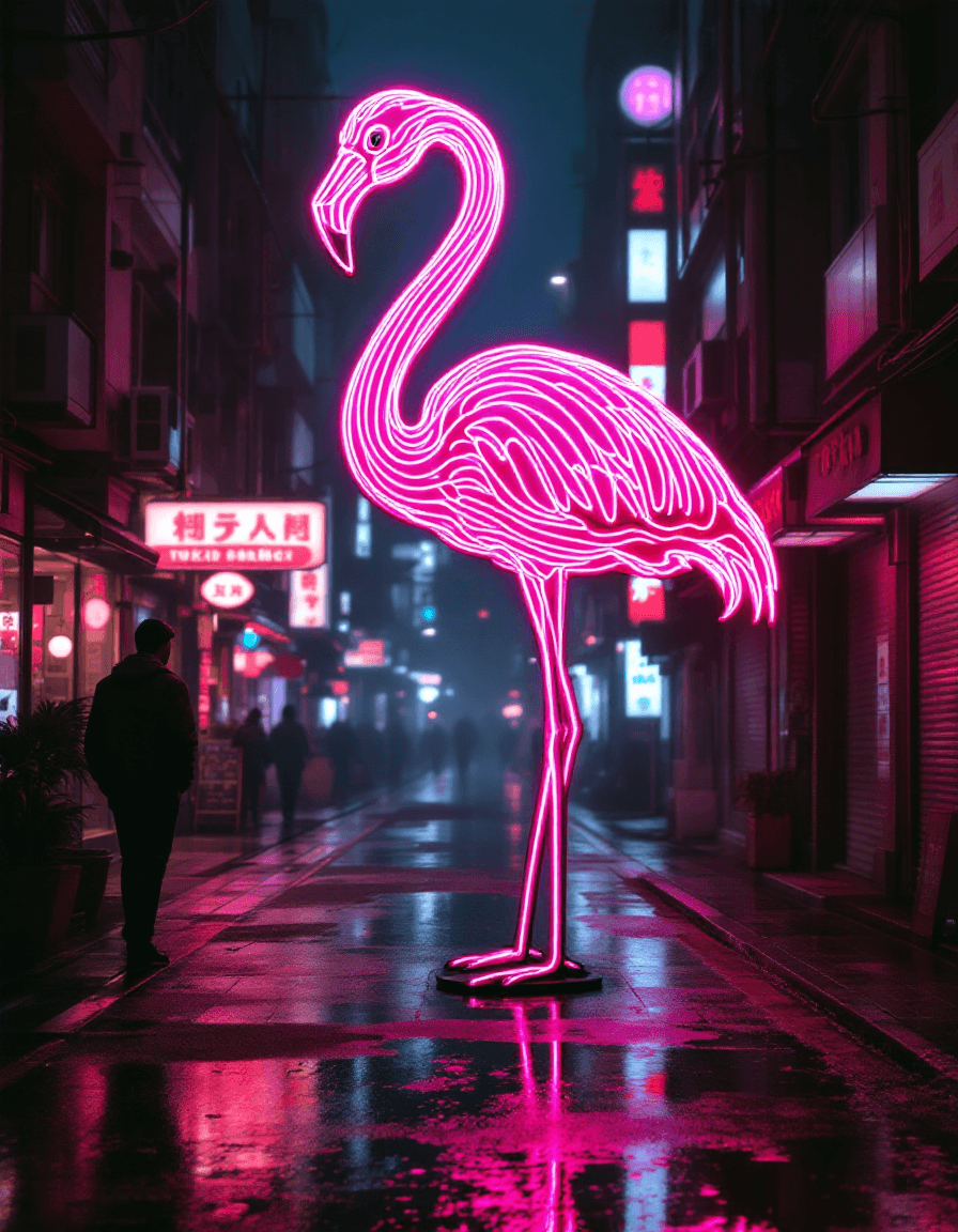 Neon Flamingo 상세 이미지